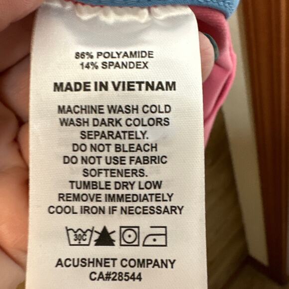 Footjoy Full Zip Knit Vest Calabasas Counrty Club Logo Stretch Size Medium NWT - Picture 7 of 7